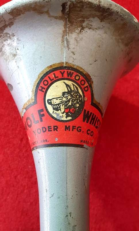 VINTAGE 1960 CAR TRUCK HOT ROD WOLF WHISTLE. AIR HORN. YODER MFG CO. HOLLYWOOD.