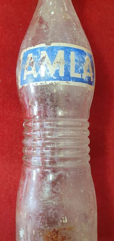 1950 -1956 COOL DRINK BOTTLE COLLECTION. PEPSI : CANADA DRY , AMLA.
