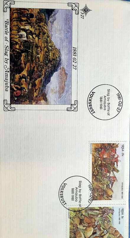 120 MORE ITEMS ON SAME AUCTION!! SLAG VAN AMAJUBA.100 JAAR HERDENKING. 1981.