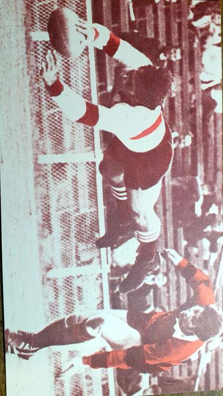 GOLD EMBOSSED ELLIS PARK STADIUM INAUGURATION. MEI 1982 . LIMITED EDITION .
