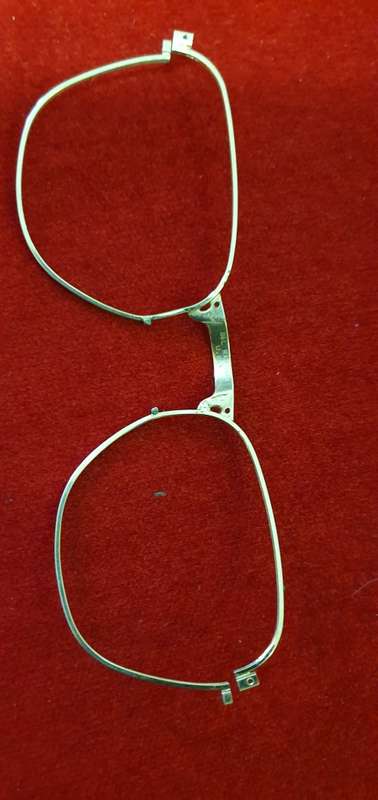 HEAVY GOLD PLATED 1940 BAUSCH & LOMB  RAY - BAN  FRAME. USA.