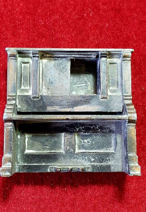 VINTAGE BRONZE DIECAST ANTIQUE PIANO  MODEL.1970's. FINE DETAIL WITH WORKING PARTS!!