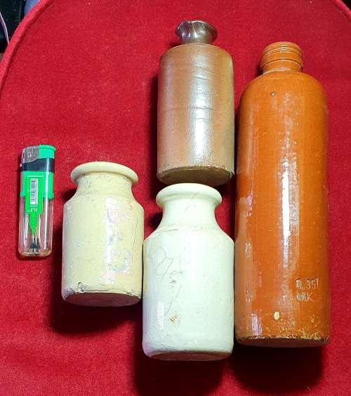 BOTTLE COLLECTION. ALL FROM DEELFONTEIN ANGLO BOER WAR ERA. 1897 - 1902