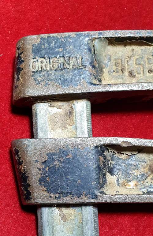 ANTIQUE BESSEY LONG BAR CLAMPS MADE IN GERMANY . ORIGINAL HANDLES !!