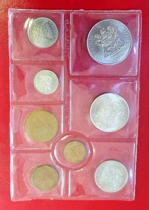 1978 SOUTH AFRICA UNC PROOF LIKE MINT SET  AS ISSUED BY SA MINT EXCEPTIONAL TONING