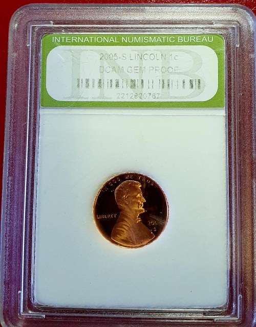 BRILLIANT UNCIRCULATED .2005 .LINCOLN 1 CENT