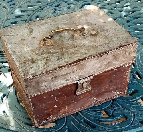 ANGLO BOER WAR ERA MEDICAL STEEL TROMMEL. 1900