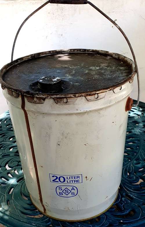 MOBIL DIESEL VINTAGE  20L TIN CAN