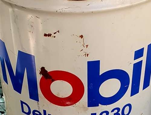MOBIL DIESEL VINTAGE  20L TIN CAN