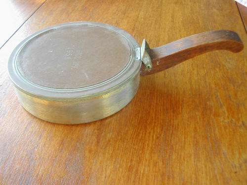 ANTIQUE COPPER PAN WITH LID!!  A COLLECTORS DREAM