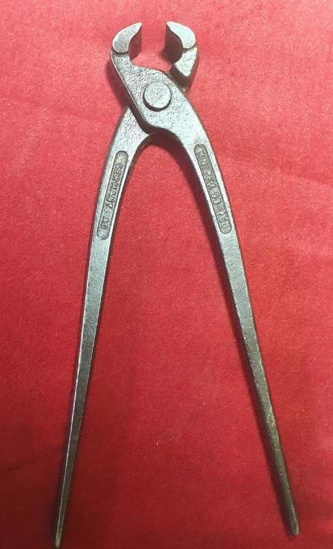 ANTIQUE BLACKSMITH CLIPPER PLIERS . GERMANY