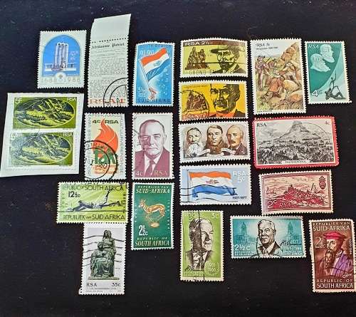 AFRICANA STAMPS 21 X  !! BEWAAR VIR DIE NAGESLAG !!