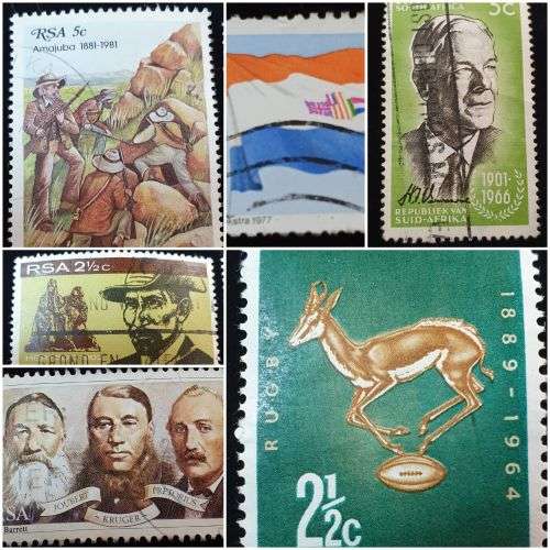 AFRICANA STAMPS 21 X  !! BEWAAR VIR DIE NAGESLAG !!