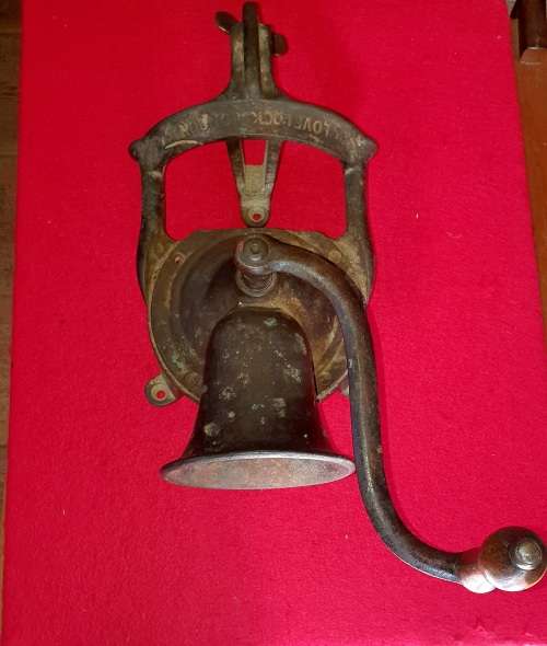 HUGE ANTIQUE LOVELOCK LONDON COFFEE GRINDER. NO 4 .
