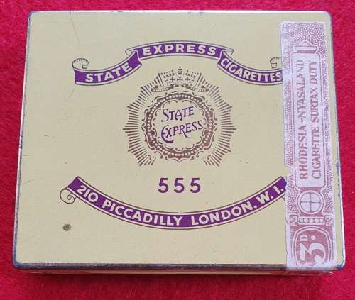 7 X VINTAGE TO ANTIQUE CIGARETTE TIN COLLECTION !! SCARCE FIND !!
