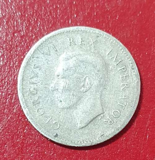 SILVER 1952 . 3 PENCE George VI  EXCEPTIONAL CONDITION !!