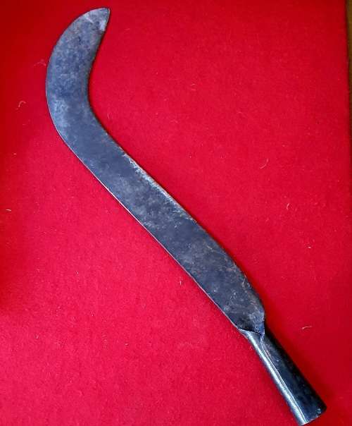 ANTIQUE A.W.WILLS BILL HOOK. ENGLAND. CIRCA 1876 .56 CM LONG.