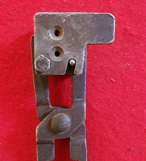 1940s  BULLET MOLD. 2 BULLETS . LOOKS LIKE 9MM.