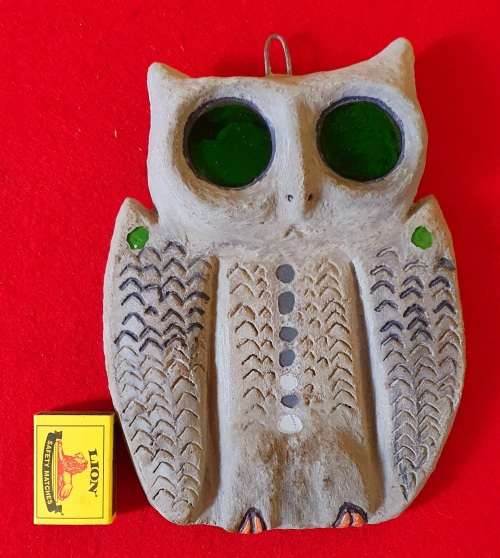 HUGE OWL FROM THE LATE  OWL LADY - NIEU -BETHESDA. HELEN MARTINS.
