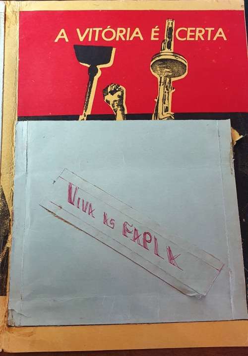 ANGOLA BUSH WAR. CONFISCATED PROPOGANDA FOLDER.
