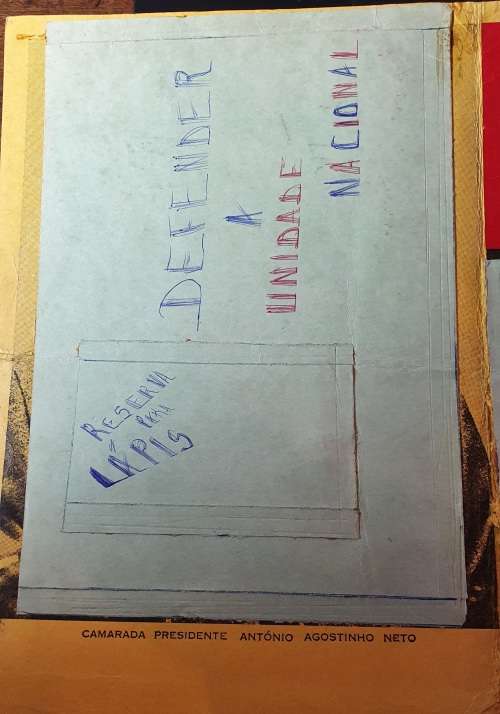 ANGOLA BUSH WAR. CONFISCATED PROPOGANDA FOLDER.