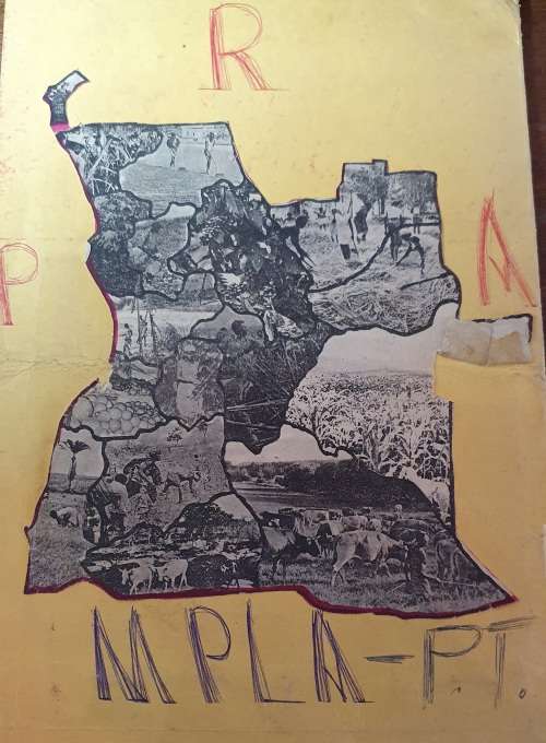 ANGOLA BUSH WAR. CONFISCATED PROPOGANDA FOLDER.