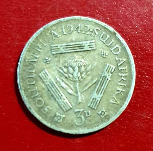 SILVER 1942  3 PENCE  - George VI 1.414 g  EXCELLENT CONDITION !