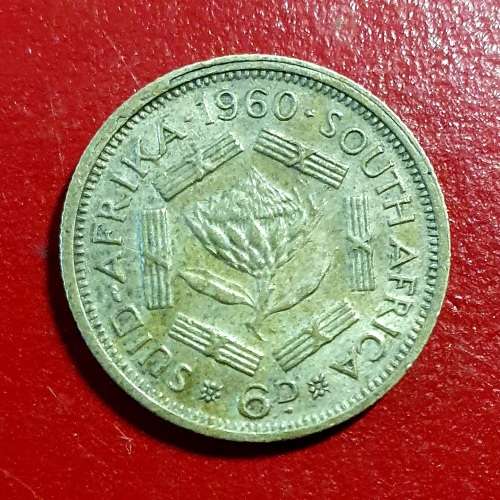 SILVER 1960  6 PENCE   Elizabeth II  2.83 gr    EXCELLENT CONDITION !