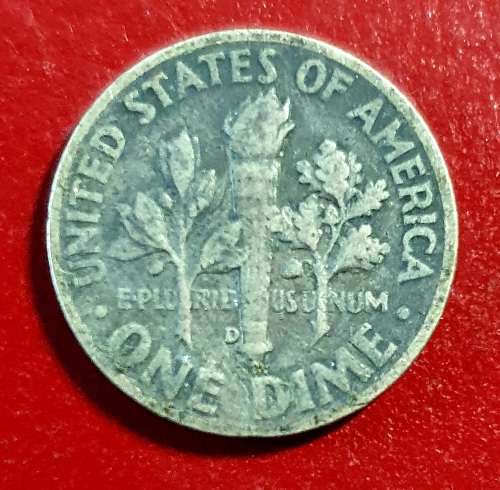 SILVER 1955 1 DIME  `Roosevelt Silver Dime`  2.5 g