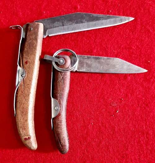 VINTAGE OKAPI  FOLDING KNIFES. 2  X