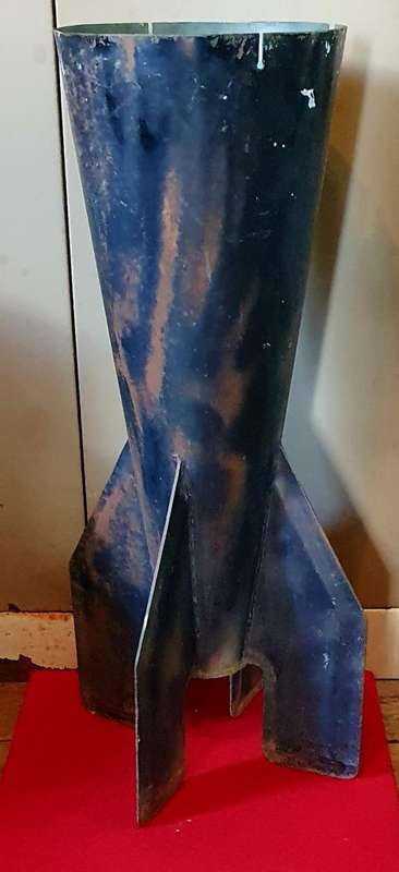 ANGOLA BUSH WAR ERA MK 82. 500 POUND. BUCCANEER BOMB FIN. 80CM HIGH .