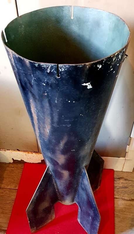 ANGOLA BUSH WAR ERA MK 82. 500 POUND. BUCCANEER BOMB FIN. 80CM HIGH .
