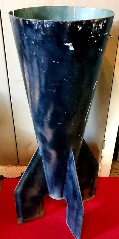 ANGOLA BUSH WAR ERA MK 82. 500 POUND. BUCCANEER BOMB FIN. 80CM HIGH .