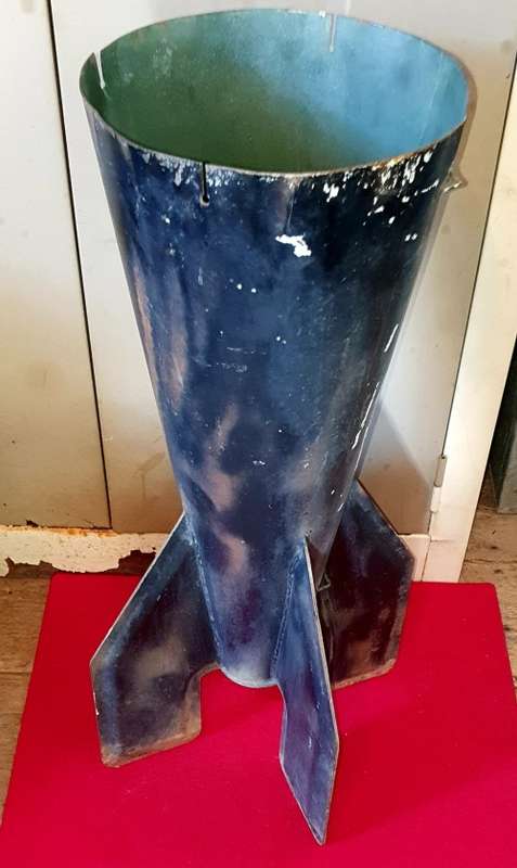 ANGOLA BUSH WAR ERA MK 82. 500 POUND. BUCCANEER BOMB FIN. 80CM HIGH .