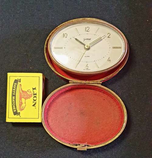 VINTAGE GOLDBUHL WEST GERMANY ALARM CLOCK.