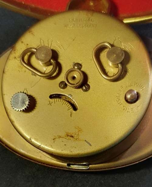 VINTAGE GOLDBUHL WEST GERMANY ALARM CLOCK.