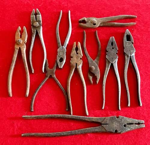 ANTIQUE PLIERS COLLECTION !! 10 X