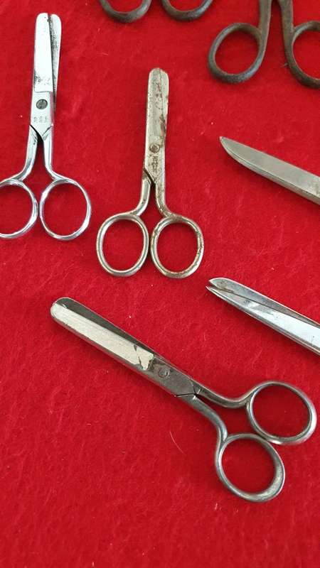 14 X ANTIQUE TO VINTAGE SCISSORS COLLECTION.