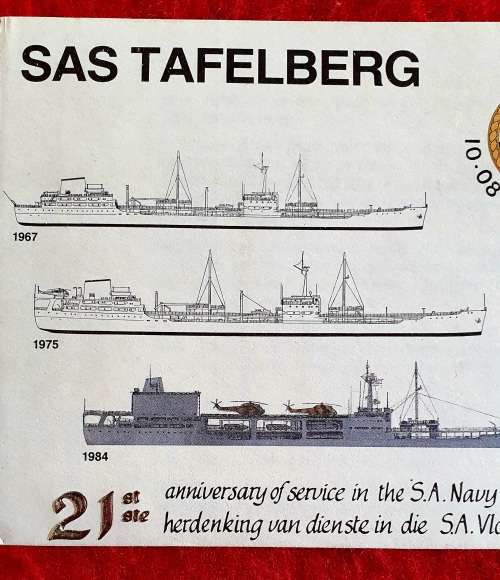 SAS TAFELBERG. 21ST ANNIVERSERY IN THE SA NAVY. 1988 .SIMONSTAD. LIMITED EDD. NO 172/5000