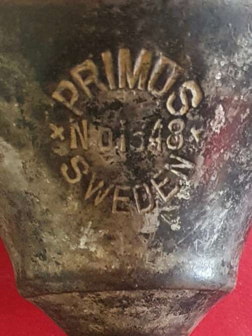 ANTIQUE PRIMUS STEEL FUNNEL NO 1648   H12.5cm  DIAM 8 cm  SWEDEN