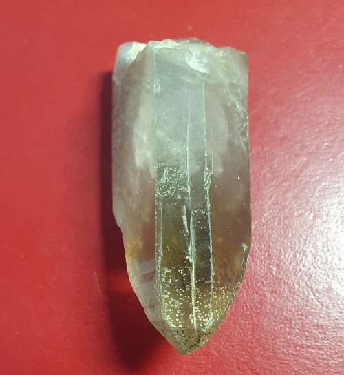 HUGE SMOKEY QUARTZ RAW CRYSTAL. 71 GRAMS.  70 MM LONG X  95 MM CIRC.