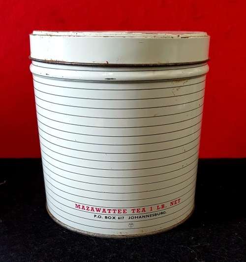 ANTIQUE BIG MAZAWATTEE 1 POUND TIN. !!