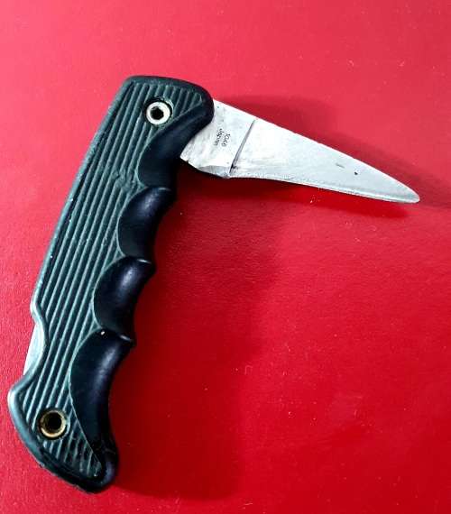 KERSHAW ELK SPRING 1046 FOLDING KNIFE.