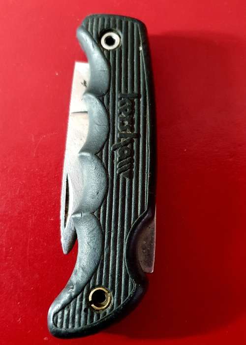 KERSHAW ELK SPRING 1046 FOLDING KNIFE.