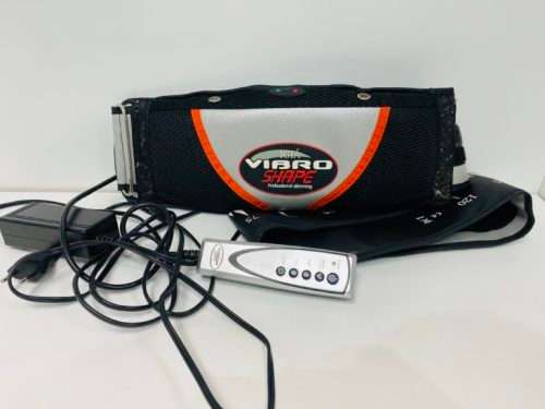 VIBRO SHAPE ELECTRIC VIBRATING MASSAGER WAIST TRIMMER SLIMMING HEATING BELT / SIX PACK.