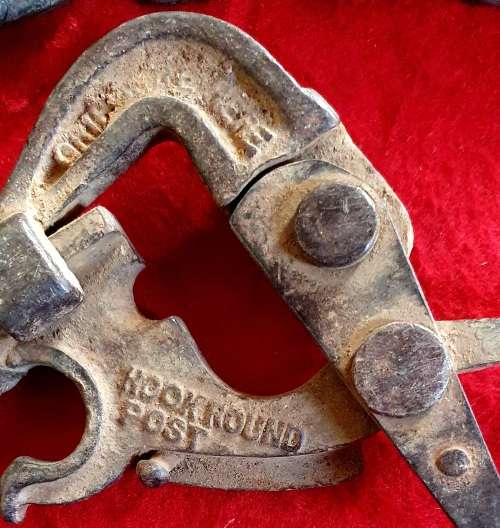 ANTIQUE ORIGINAL MONKEY STRAINER !! WIRE STRAINER / DRAAD TREKKER. ALL INTACT. VERY RARE FIND !!