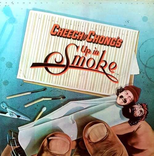 1978 VINYL LP .CHEESE and CHONGS . UP IN SMOKE . EXCEPTIONAL CONDITION.
