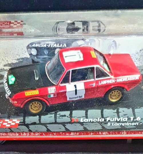 1972 LANCIA FULVIA 1.6 HF COUPE DIE CAST CHAMPION RALLY CARS MODEL 1:43.MINT. BOXED.