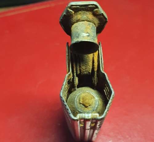 RARE ANTIQUE IMCO MINI FOX PETROL LIGHTER FEUERZEUG MADE IN AUSTRIA