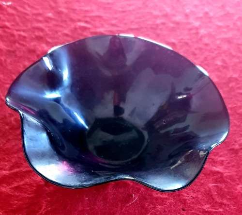 1890 VICTORIAN AMETHYST GLASS LEAD HAND PAINTED WATER PITCHER,4 GLASES,CONDIMENT BOWL.
